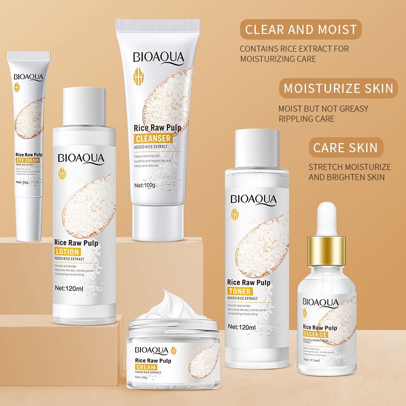 BIOAQUA - Rice Raw Pulp Rejuvenating Set (Original)